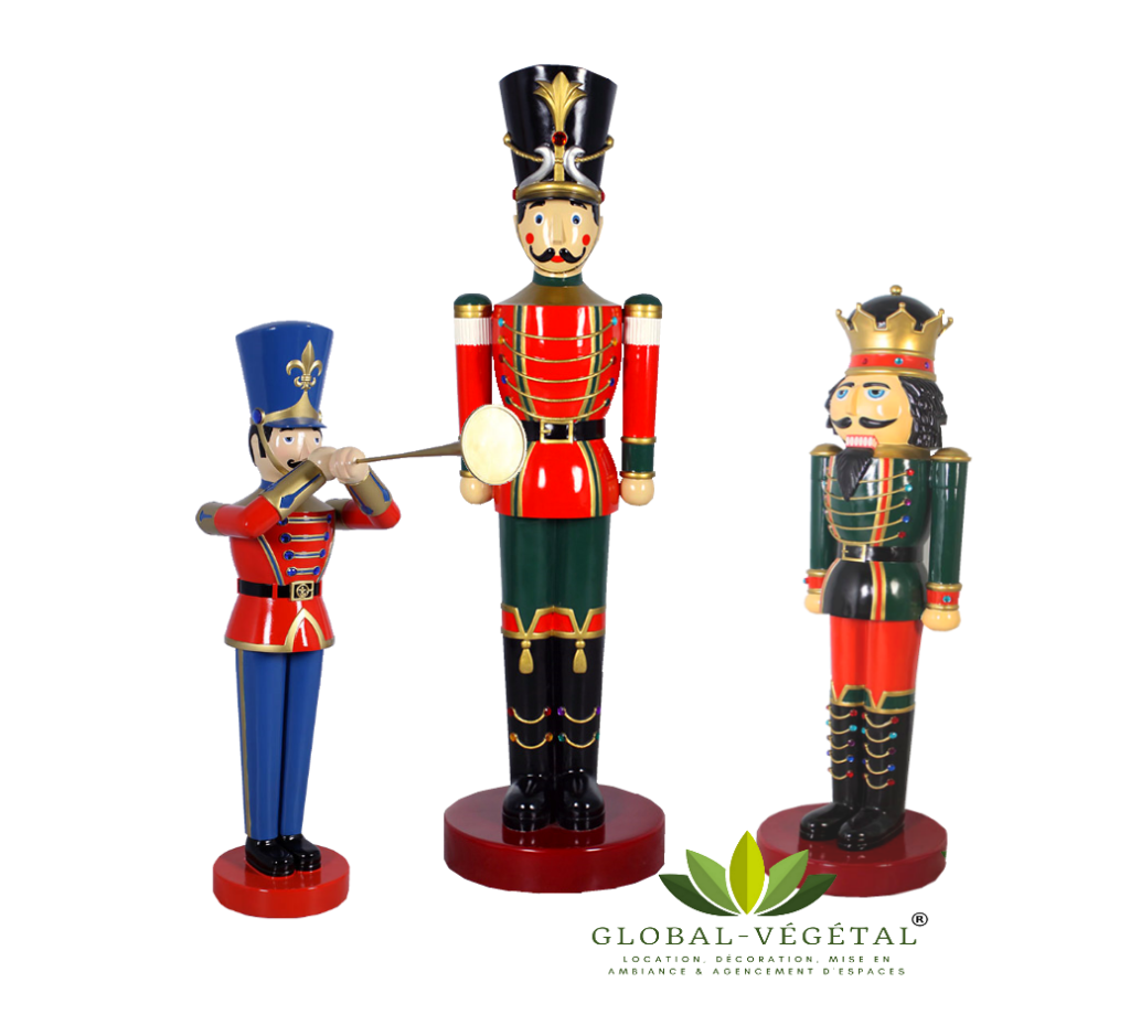 Chapeau casse-noisette - Chapeau de soldat - Costume de soldat - Chapeau de fanfare Majorette - Chapeau haut de gamme Casse-noisette - Accessoire de cosplay