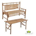 Location de banc en bambou