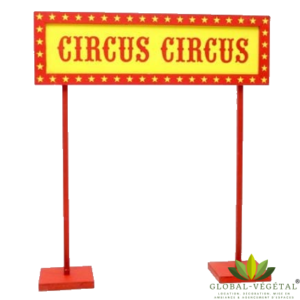 Location panneau de cirque