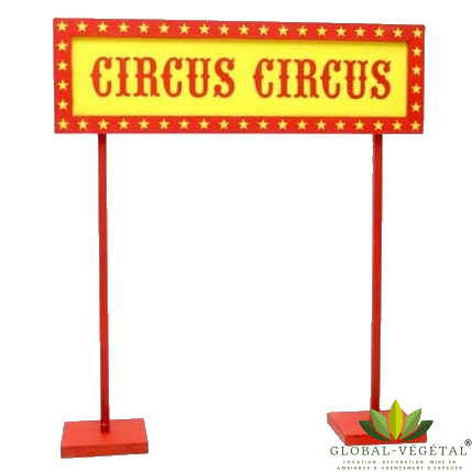 Location panneau de cirque