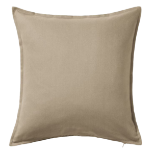 Location coussin carré beige