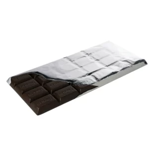 Location tablette de chocolat effet aluminium