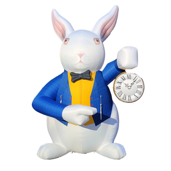 location lapin gonflable du temps
