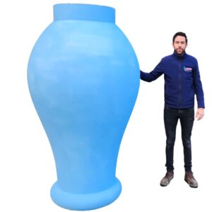 Location vase bleu géant