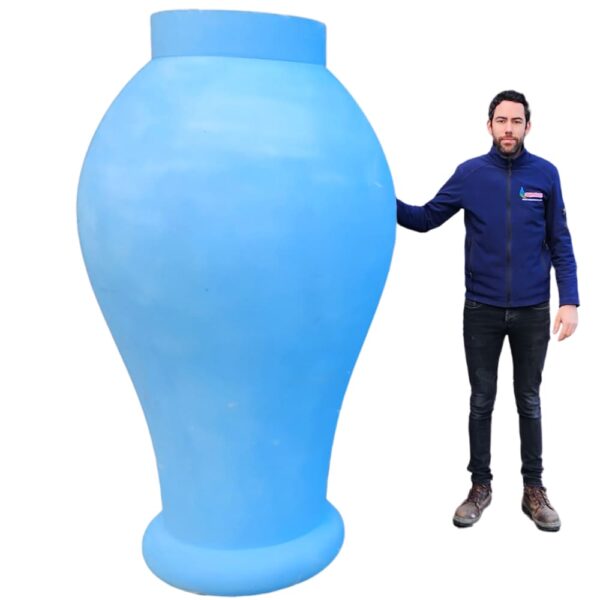 location vase bleu géant
