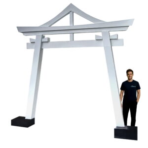 Location torii japonais blanc