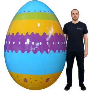 Location oeuf de pâques géant violet bleu