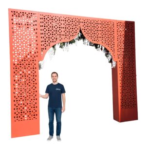 Location arche orientale rouge