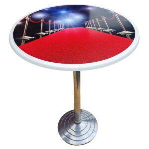 Location mange debout tapis rouge