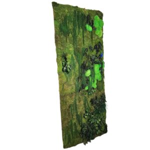 Location mur végétal stabilisé en relief