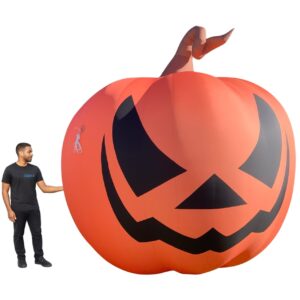 Citrouille Géante Gonflable Halloween - 110x75 Cm - Widmann - Pour Décoration Fête, Carnaval - Enfant 3+