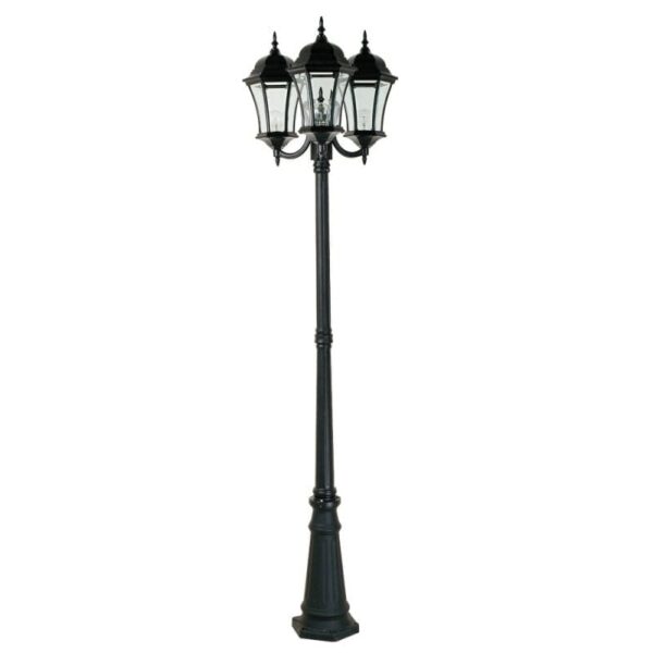 Lampadaire de rue 3 têtes