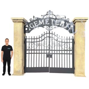 Location portail de cimetière