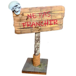 Location panneau « Ne pas franchir »