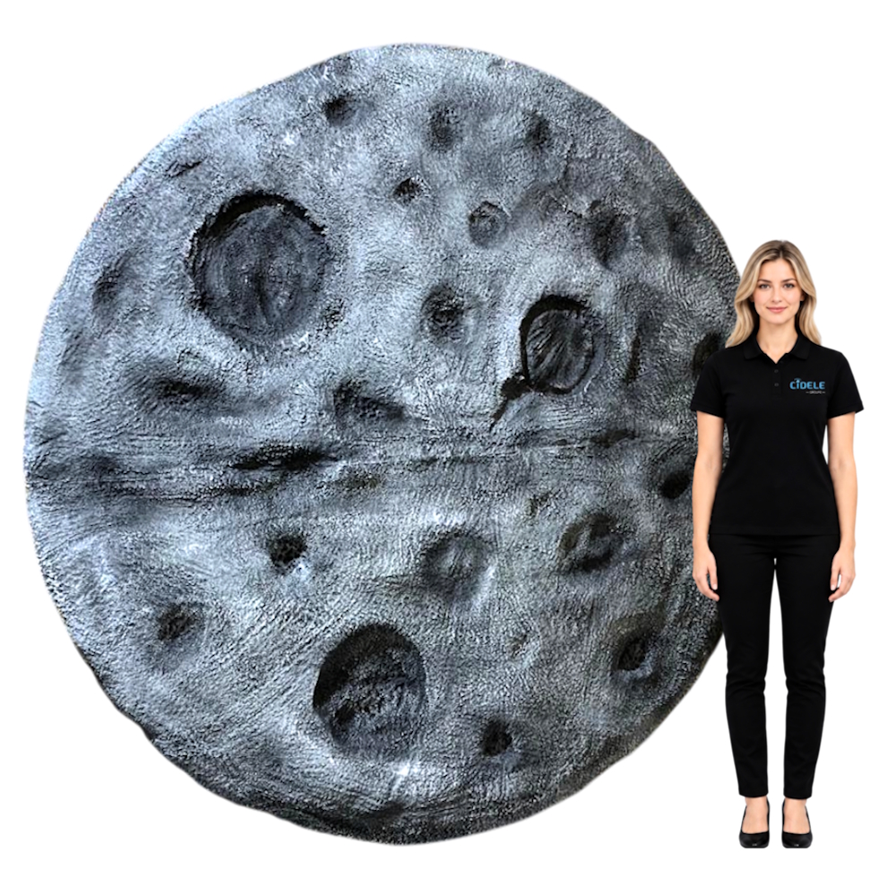 lune 2D géante espace spatiale science fiction astral